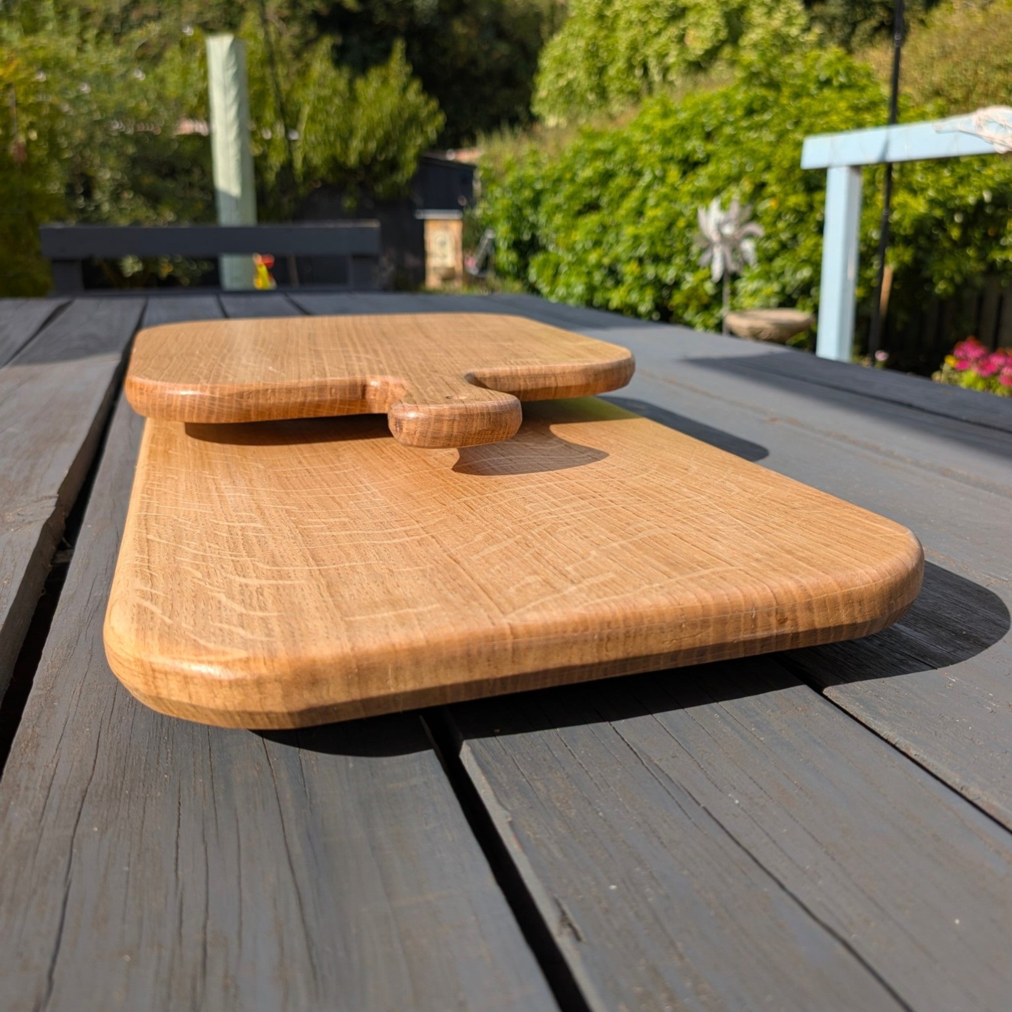Tiger Oak Square Serving Board