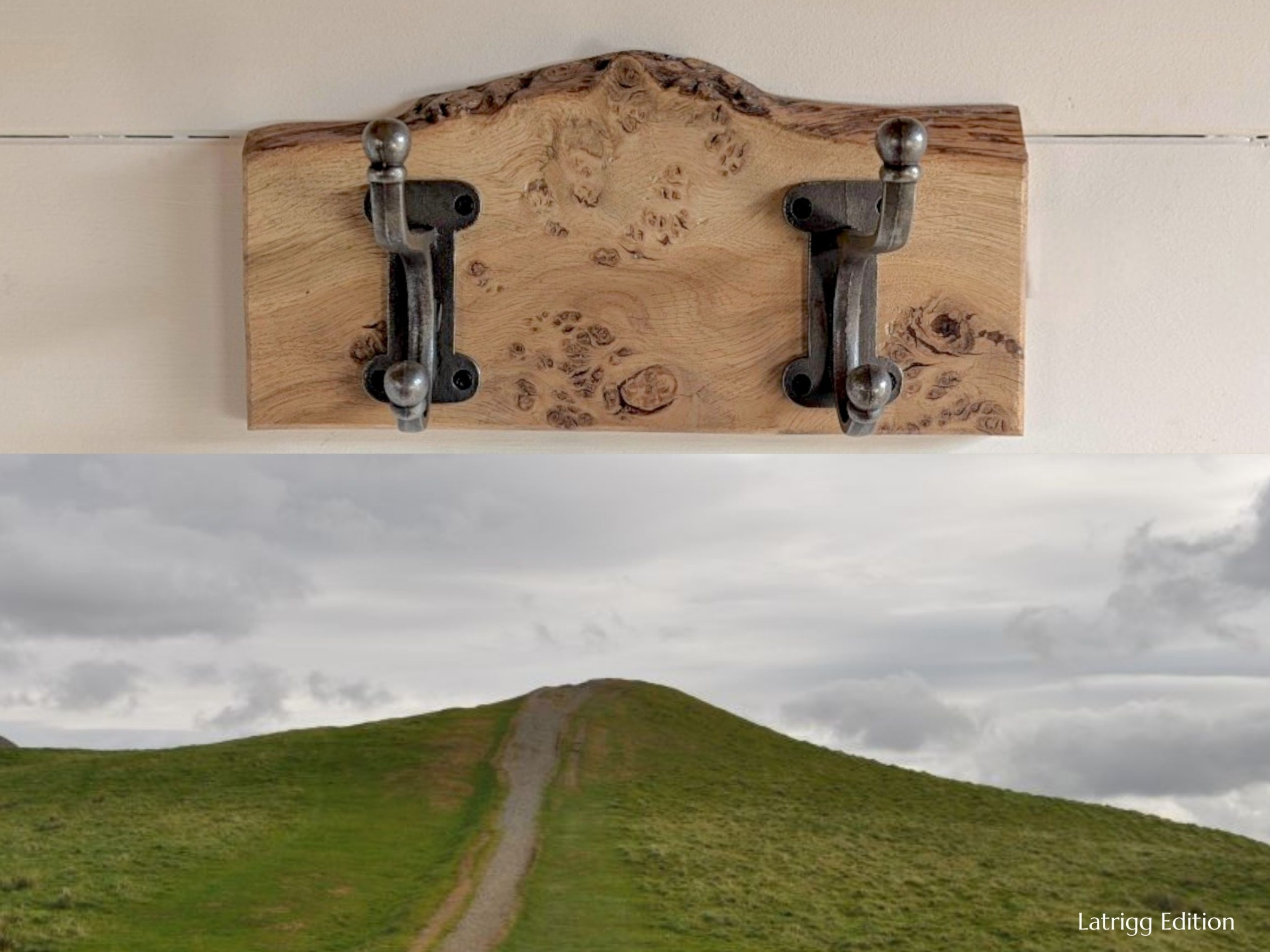 Latrigg Edition - Live Edge Pippy Oak Coat Rack