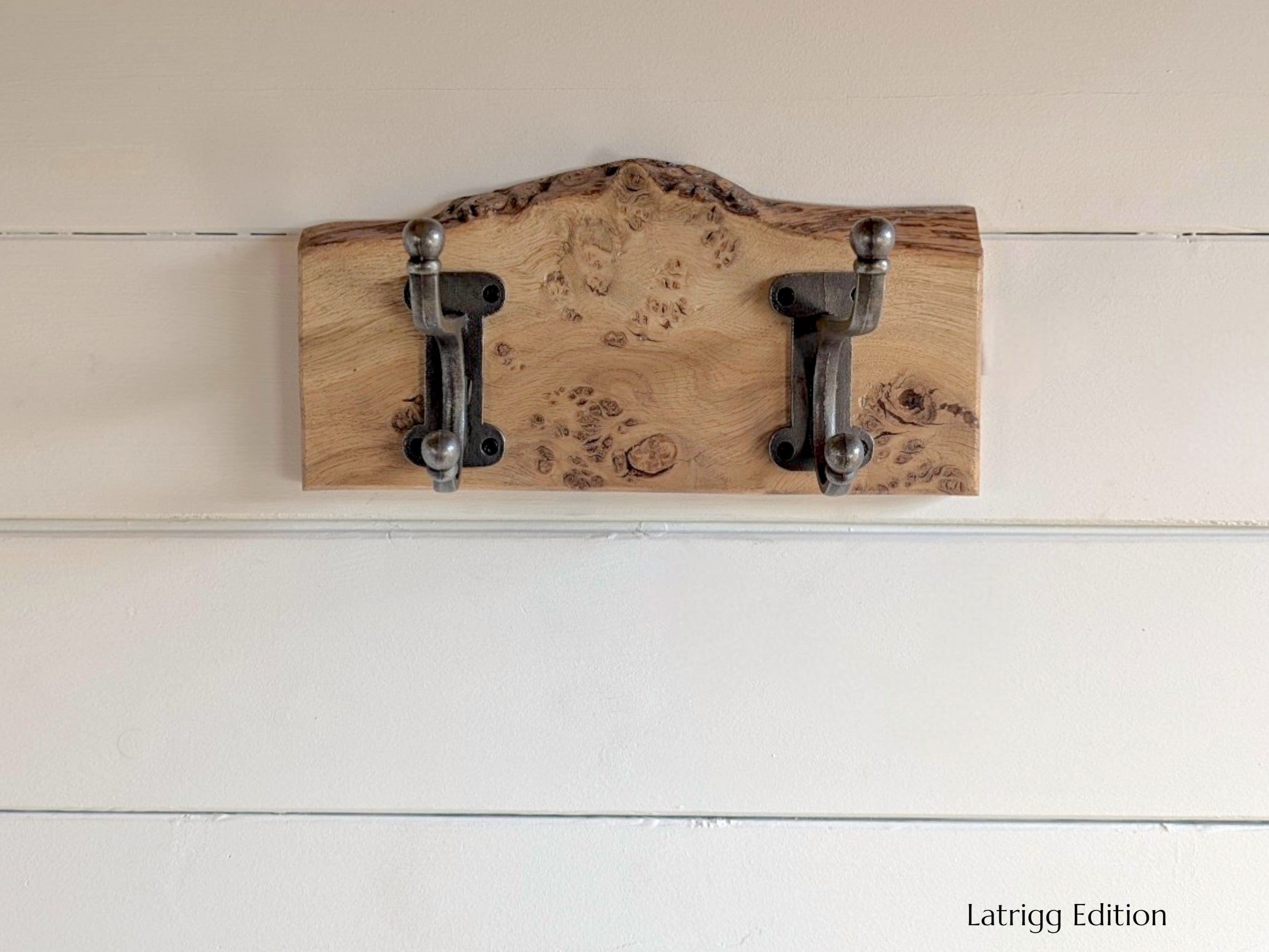 Latrigg Edition - Live Edge Pippy Oak Coat Rack