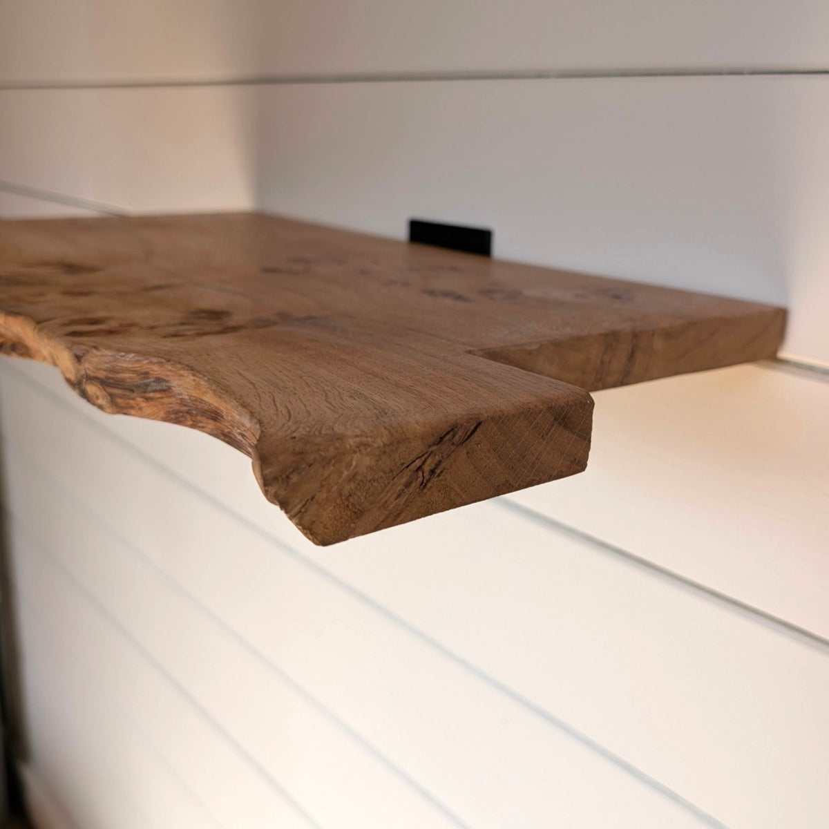 Live Edge Pippy Oak Window Sill — Made to Measure