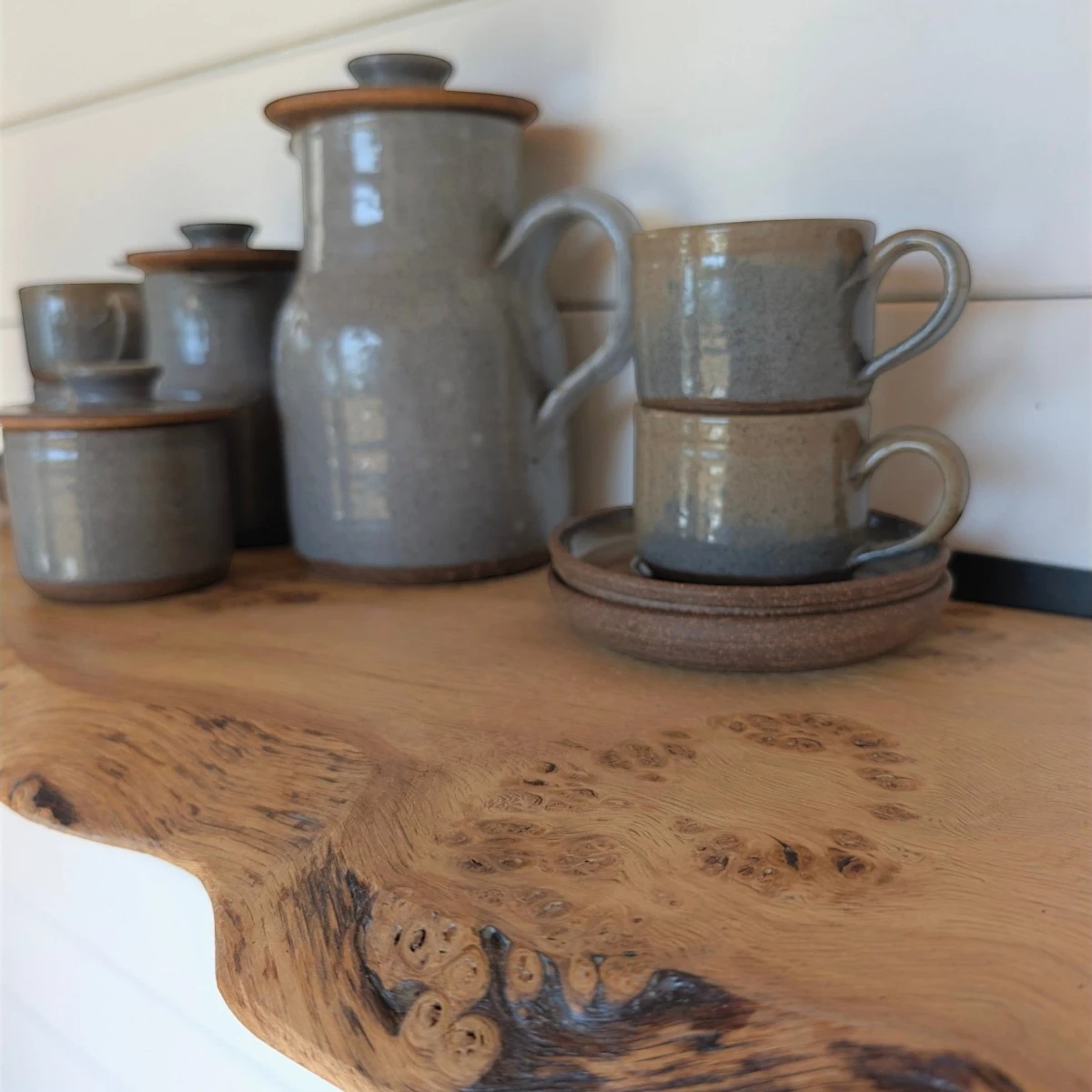 Live Edge Pippy Oak Shelf